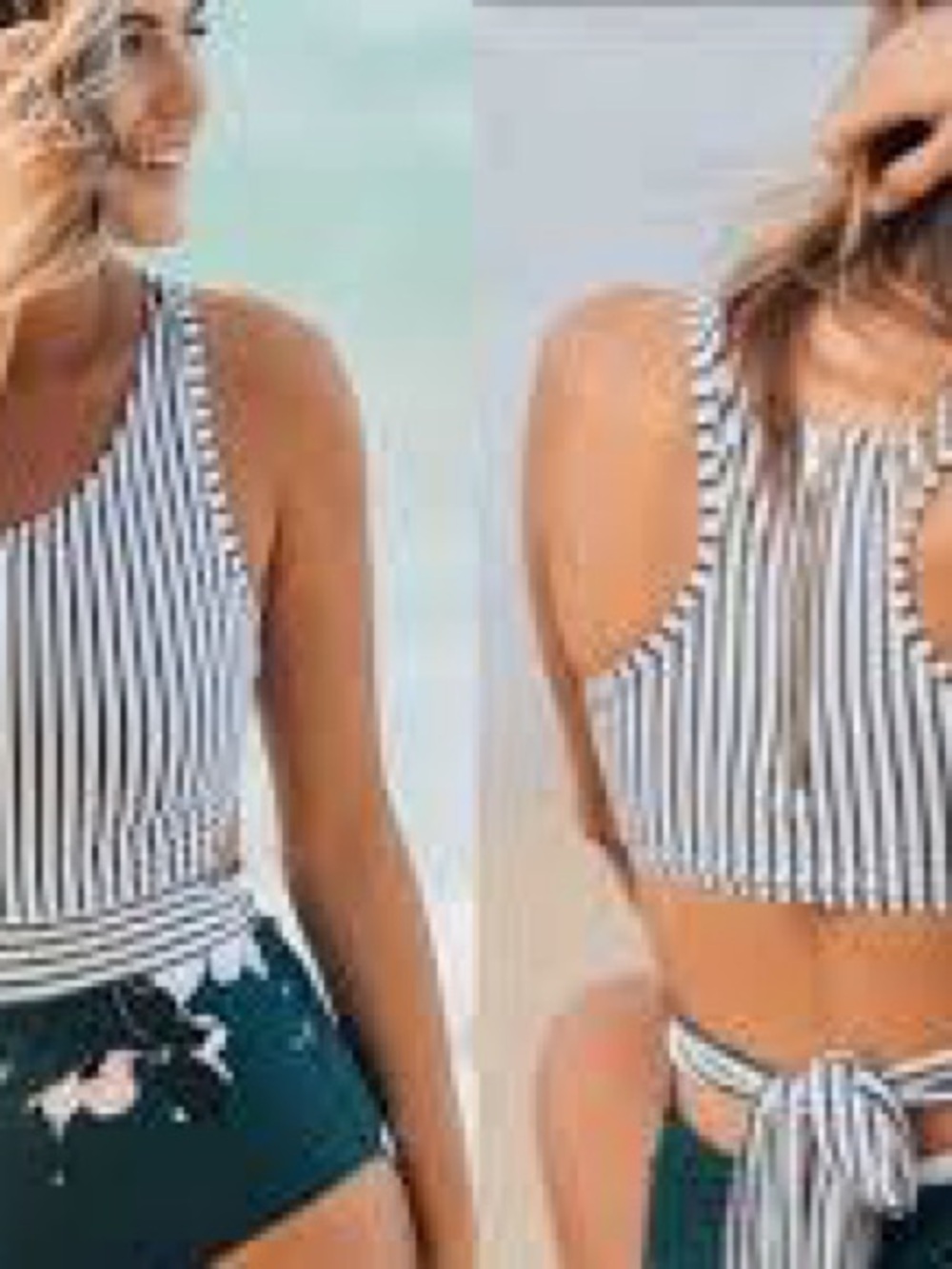 Albion Fit Bon Voyage One-Piece Swimsuit in Black and White Large